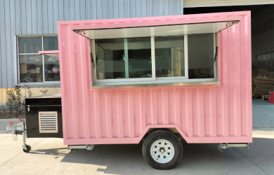 shipping container food trailer for sale